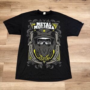 Vintage Y2K Metal Mulisha x Rockstar Energy Shirt Men’s Large Black Deegan